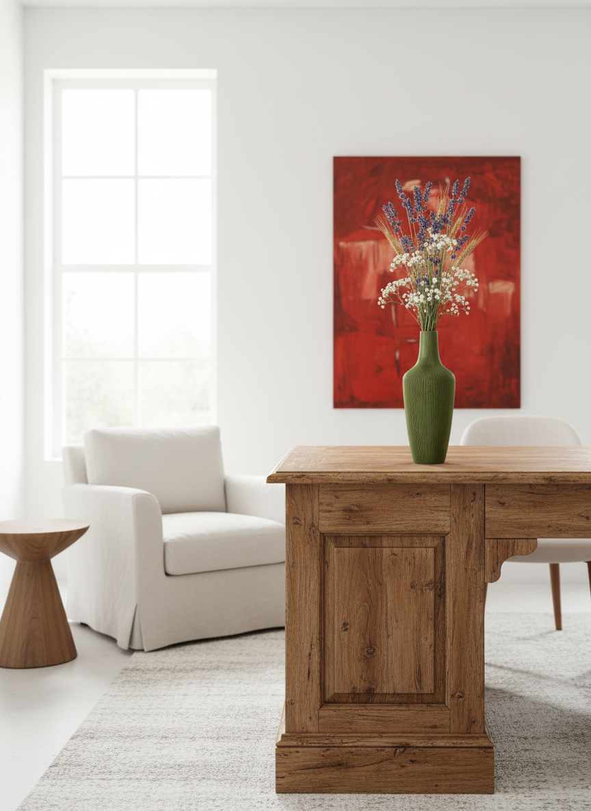 3D Printed Vases Decor Lamp Art - Vase "Leto"