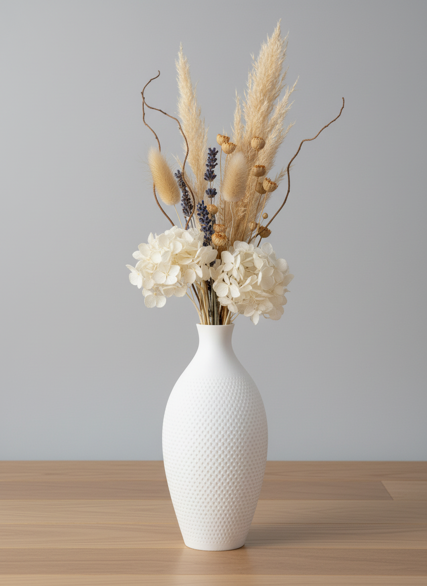 3D Printed Vases Decor Lamp Art - Vase "Leya"