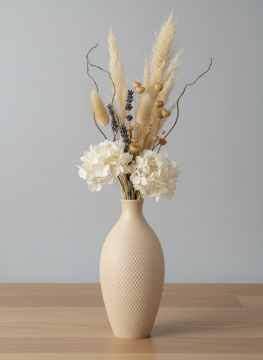 3D Printed Vases Decor Lamp Art - Vase "Leya"