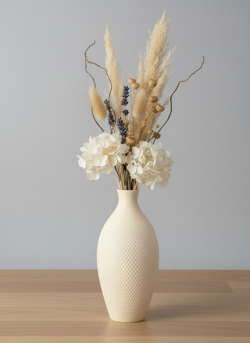3D Printed Vases Decor Lamp Art - Vase "Leya"
