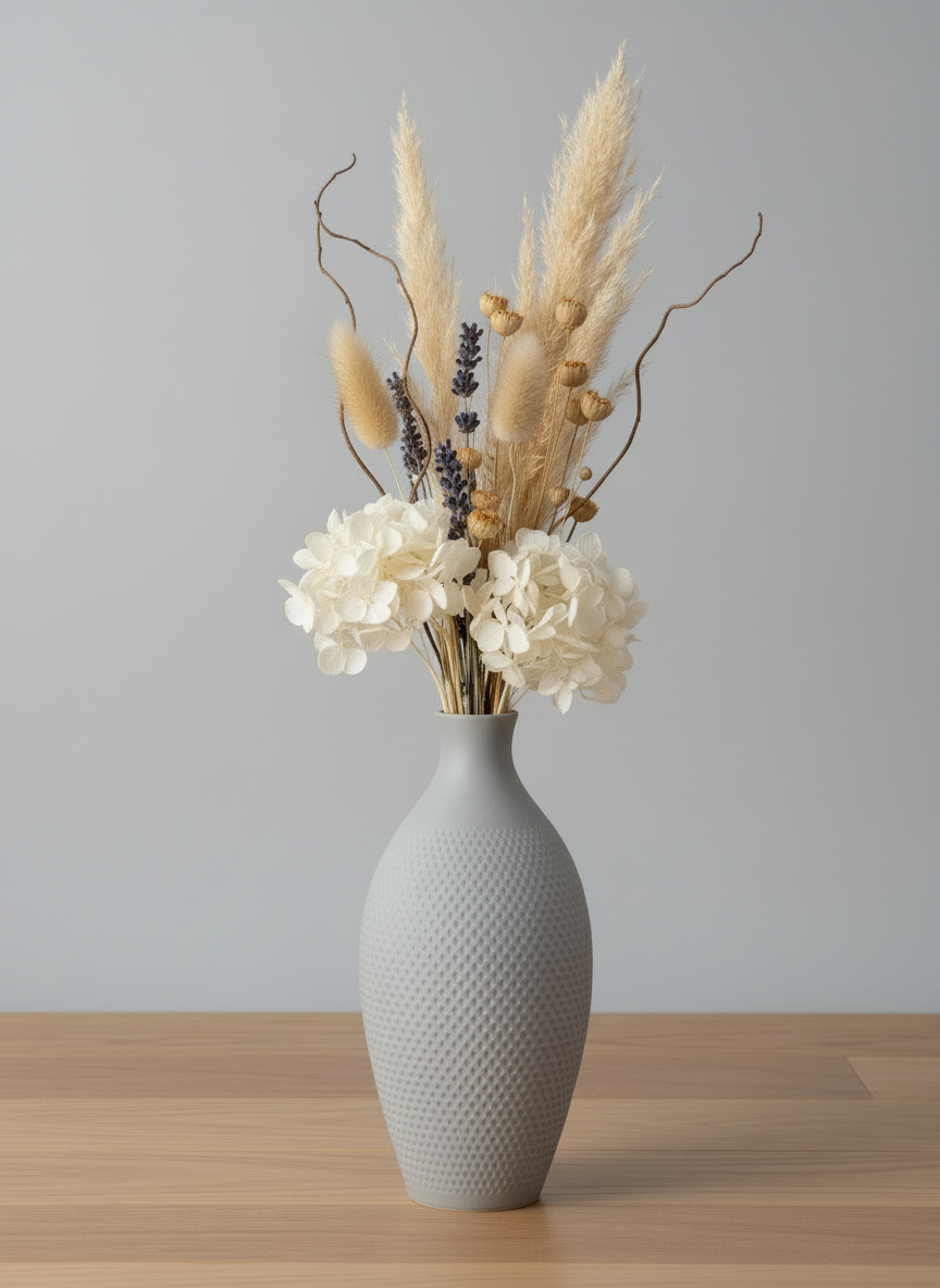 3D Printed Vases Decor Lamp Art - Vase "Leya"