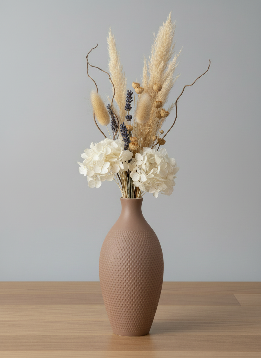 3D Printed Vases Decor Lamp Art - Vase "Leya"