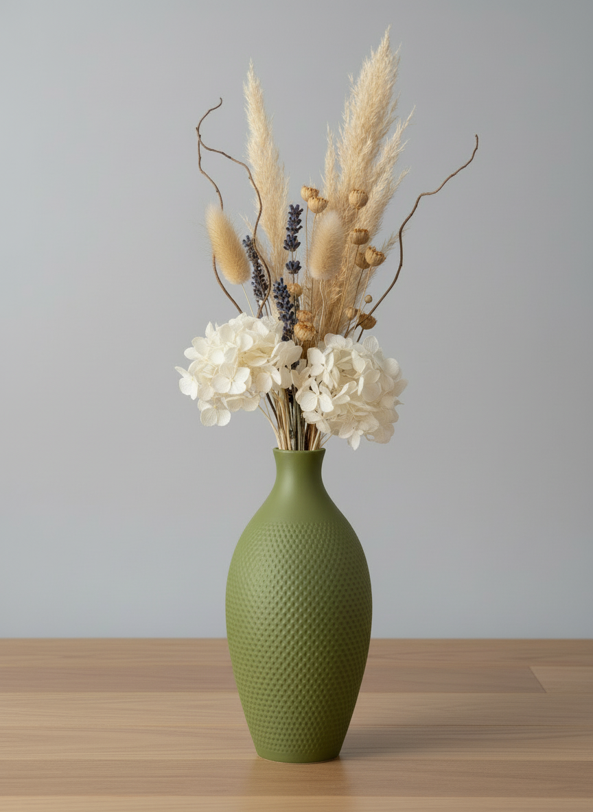 3D Printed Vases Decor Lamp Art - Vase "Leya"