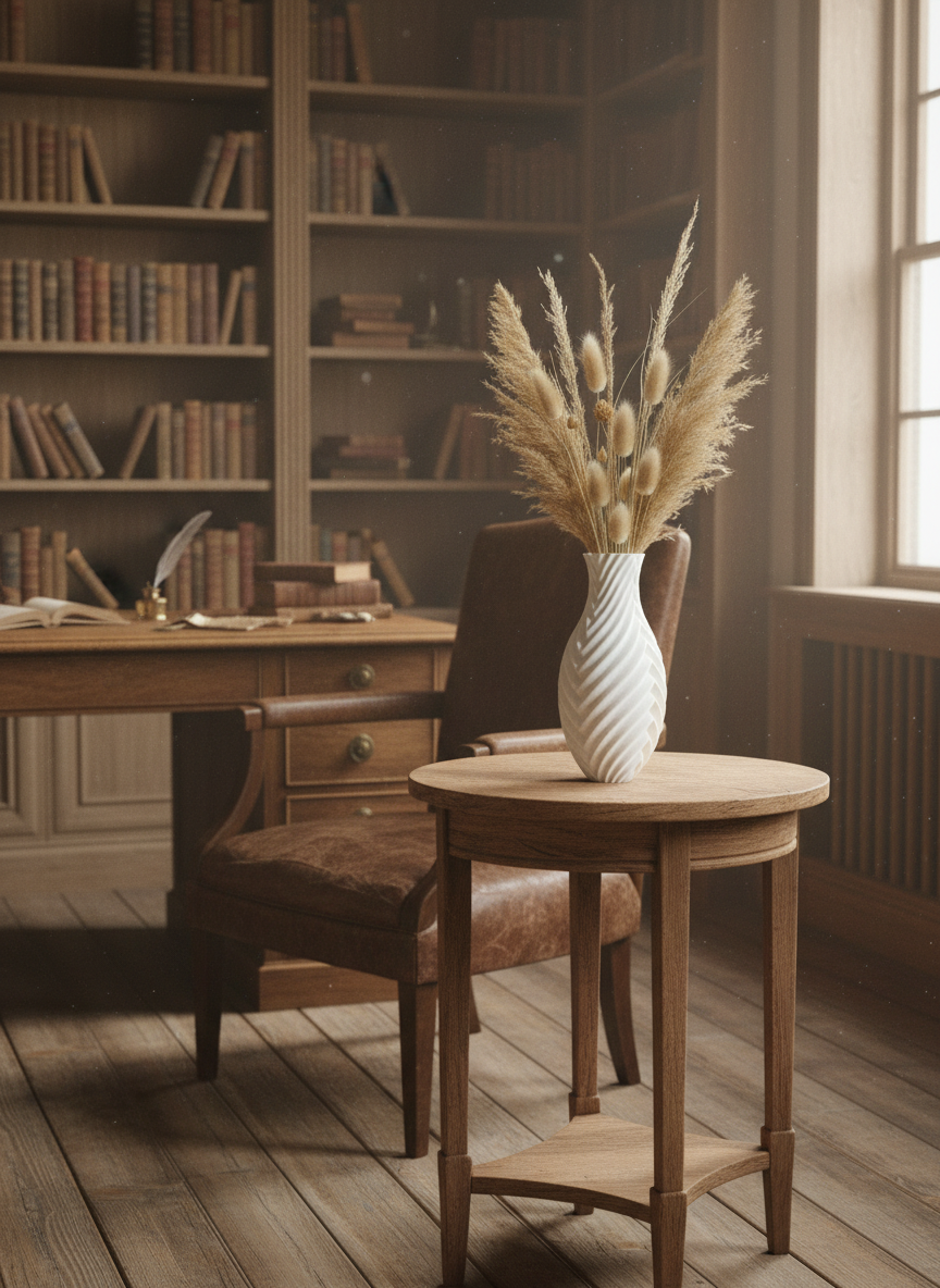 3D Printed Vases Decor Lamp Art - Vase "Macha"