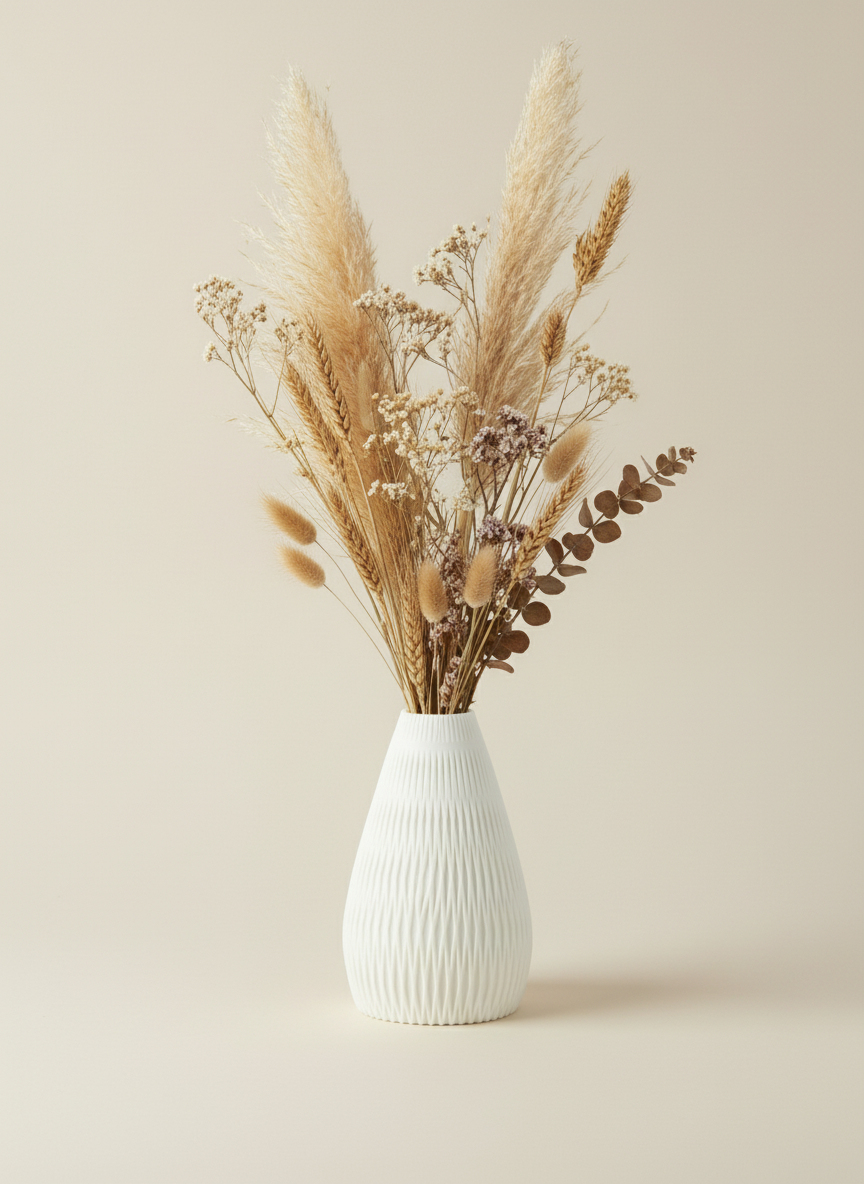 3D Printed Vases Decor Lamp Art - Vase "Marlon"