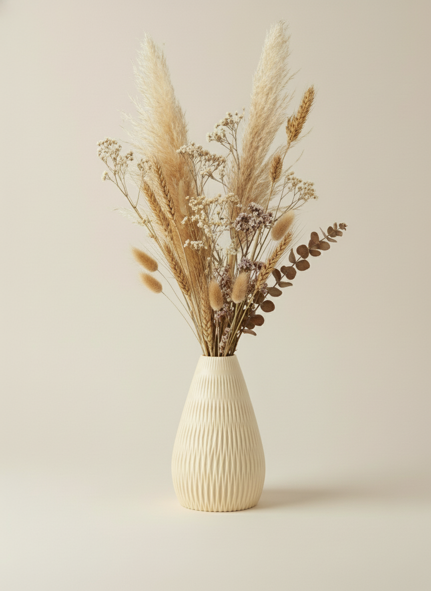 3D Printed Vases Decor Lamp Art - Vase "Marlon"