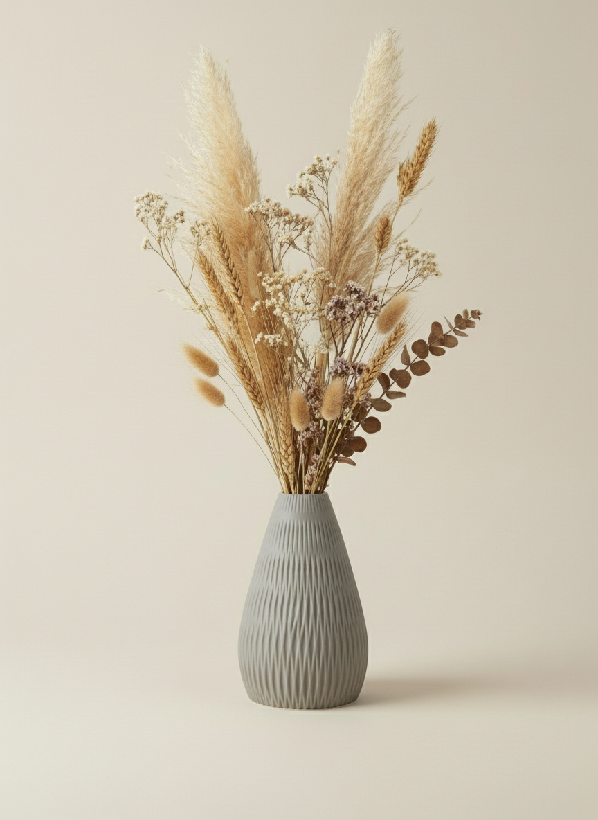 3D Printed Vases Decor Lamp Art - Vase "Marlon"