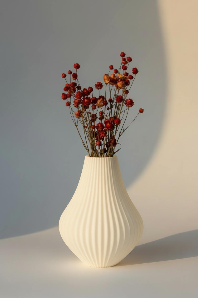 3D Printed Vases Decor Lamp Art - Vase "Milky Way"