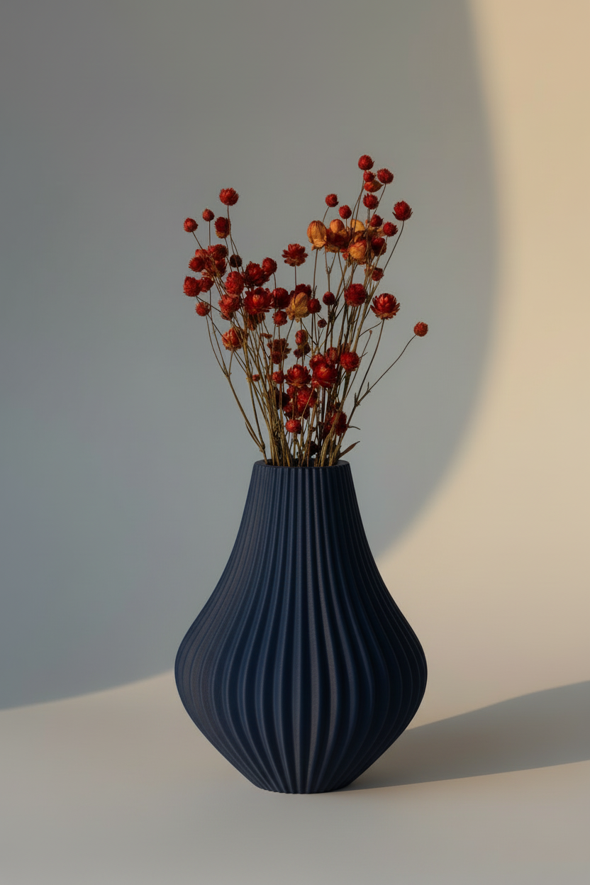 3D Printed Vases Decor Lamp Art - Vase "Milky Way"