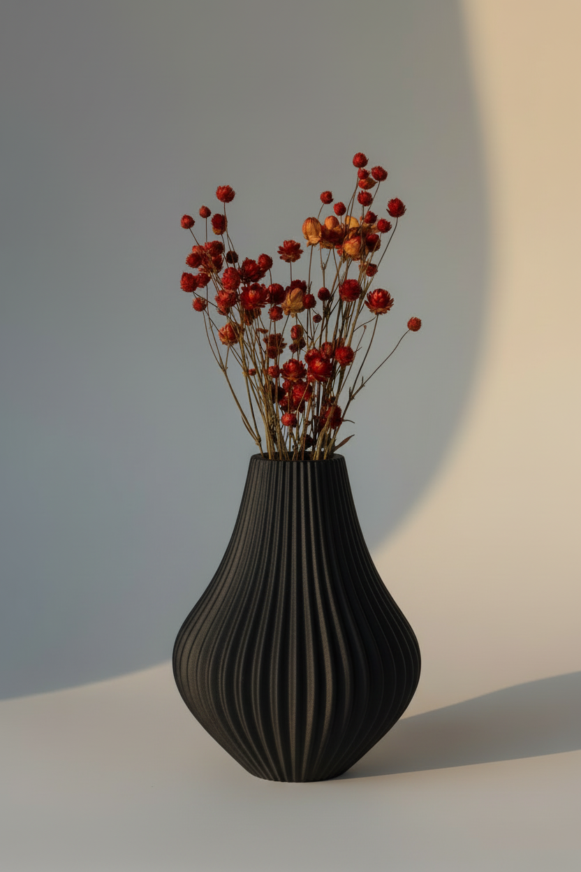 3D Printed Vases Decor Lamp Art - Vase "Milky Way"