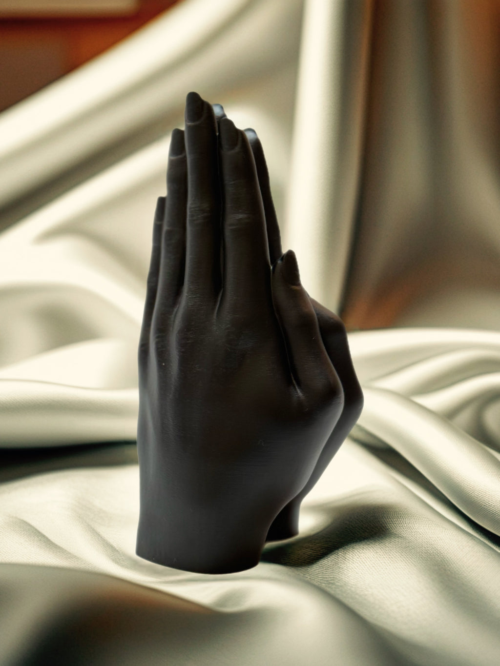 HAND PAINTED: Female Hands Sculpture "Namaste"