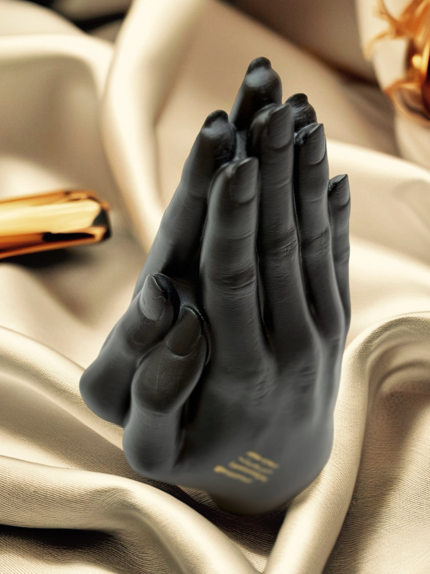 HAND PAINTED: Female Hands Sculpture "Namaste"