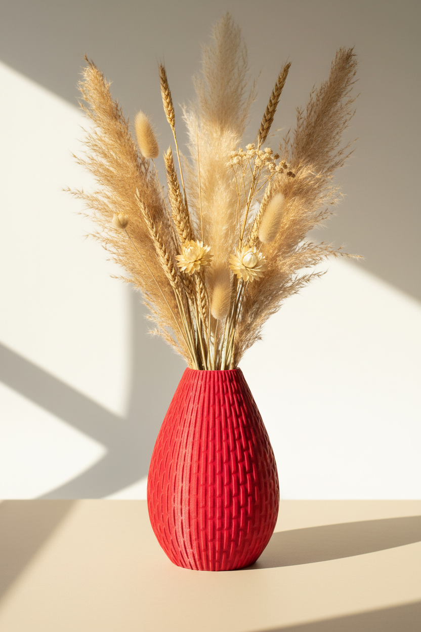 3D Printed Vases Decor Lamp Art - Vase "Palma"