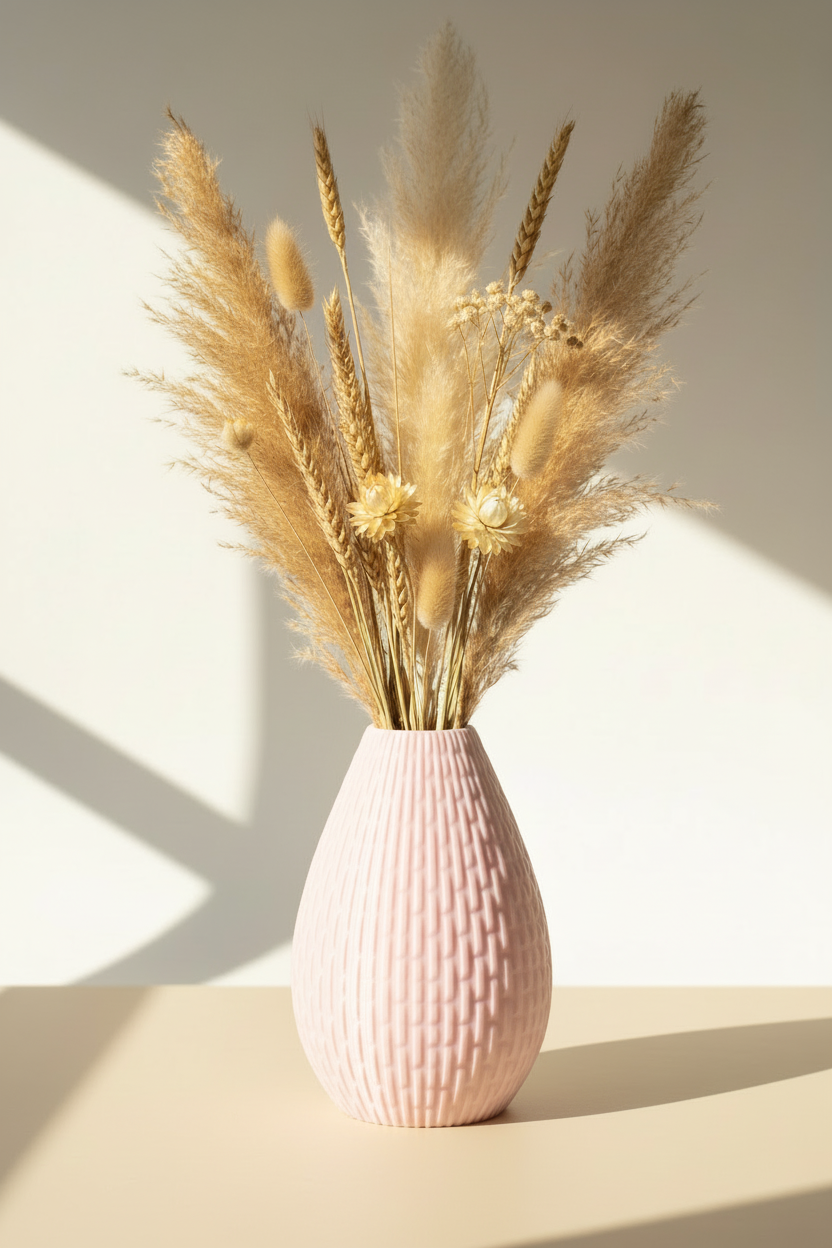 3D Printed Vases Decor Lamp Art - Vase "Palma"