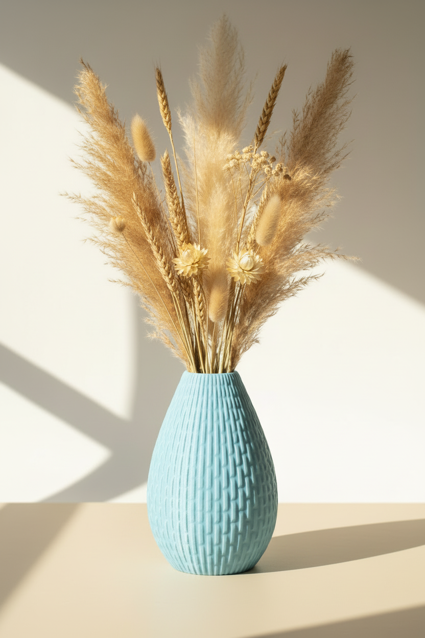 3D Printed Vases Decor Lamp Art - Vase "Palma"