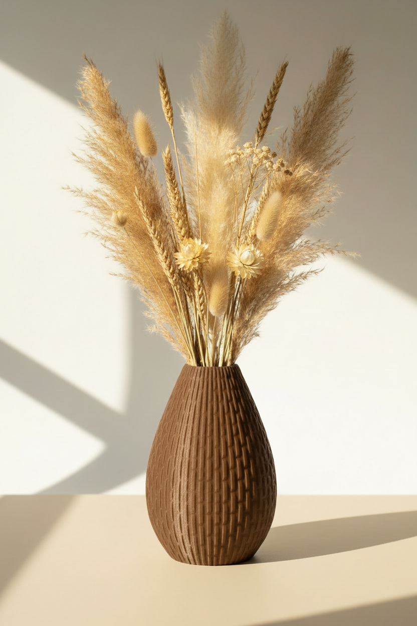 3D Printed Vases Decor Lamp Art - Vase "Palma"