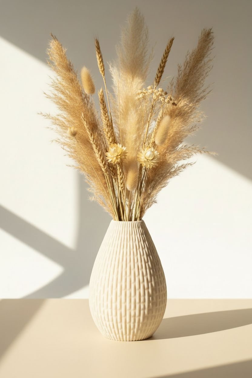 3D Printed Vases Decor Lamp Art - Vase "Palma"