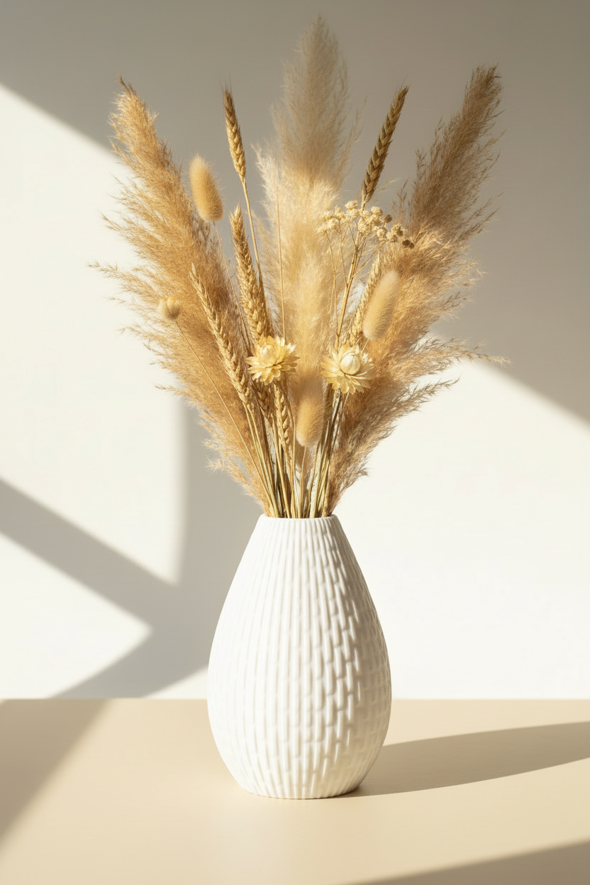 3D Printed Vases Decor Lamp Art - Vase "Palma"