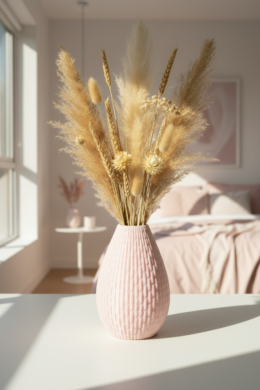 3D Printed Vases Decor Lamp Art - Vase "Palma"