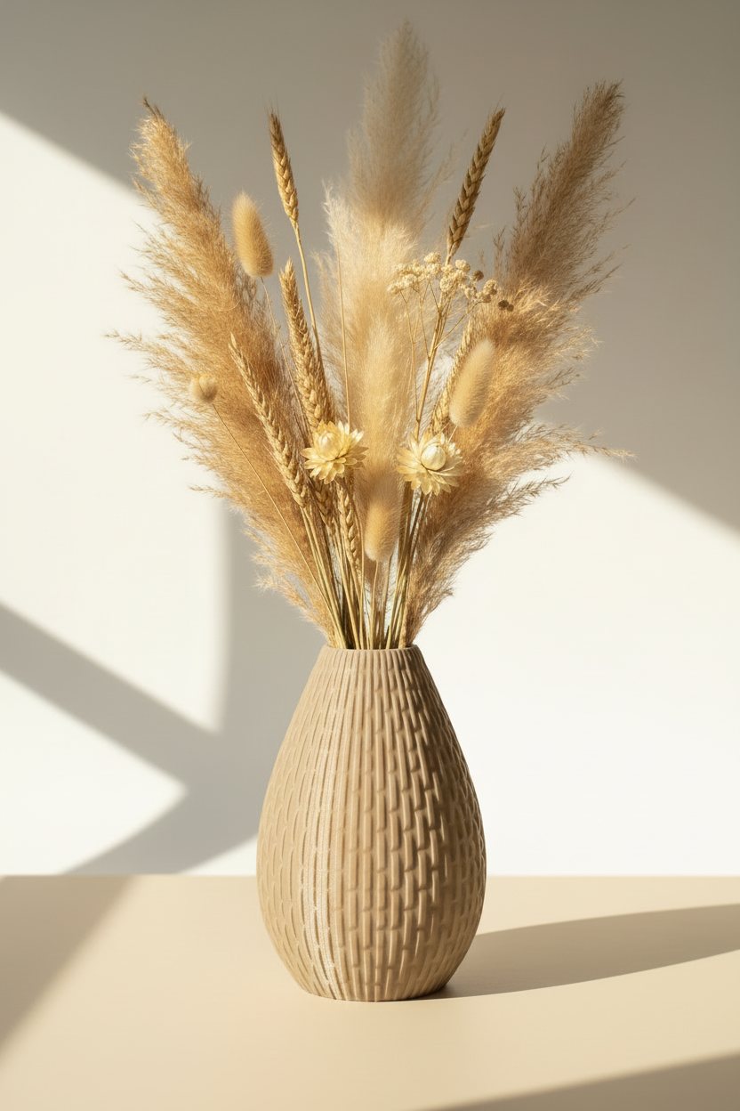 3D Printed Vases Decor Lamp Art - Vase "Palma"