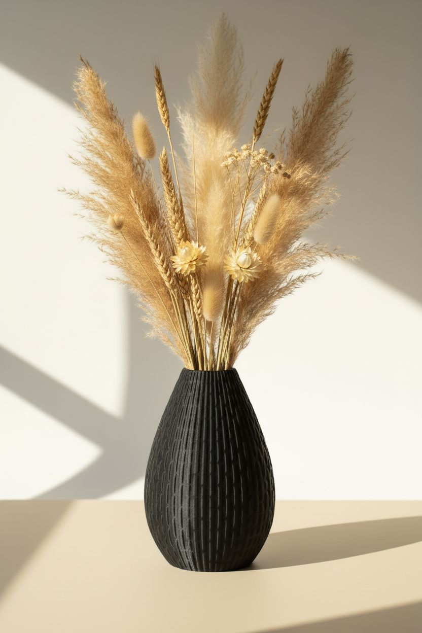 3D Printed Vases Decor Lamp Art - Vase "Palma"