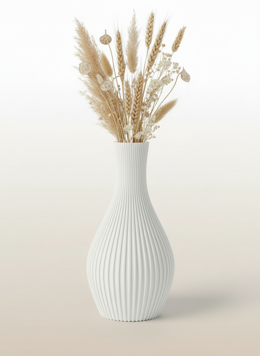 3D Printed Vases Decor Lamp Art - Indoor Vase "Persephone"