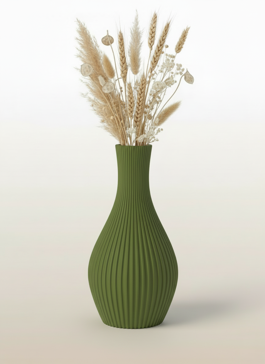 3D Printed Vases Decor Lamp Art - Indoor Vase "Persephone"