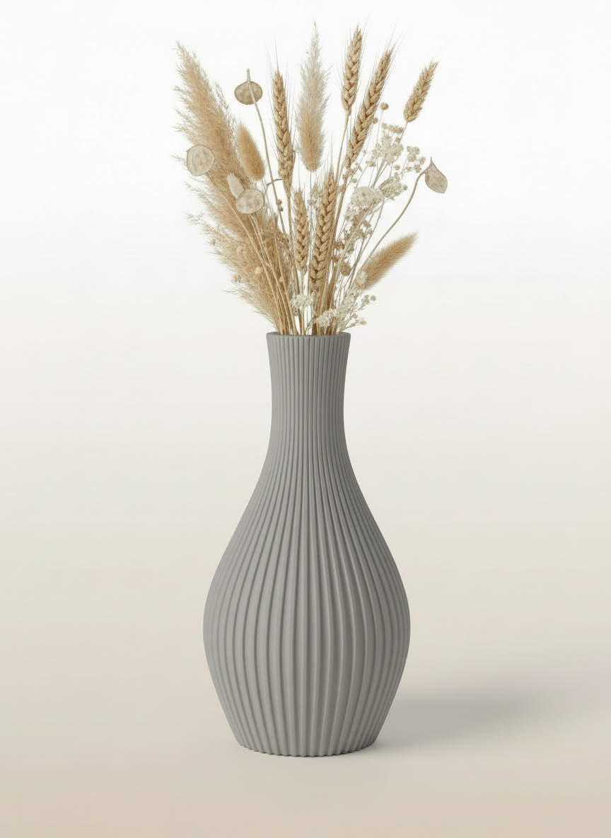 3D Printed Vases Decor Lamp Art - Indoor Vase "Persephone"
