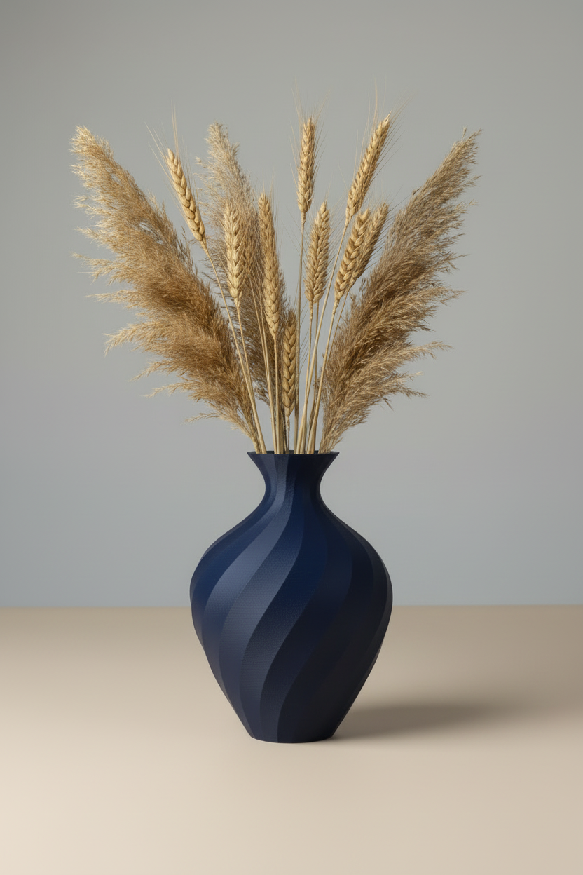 3D Printed Vases Decor Lamp Art - Indoor Vase "Polly"