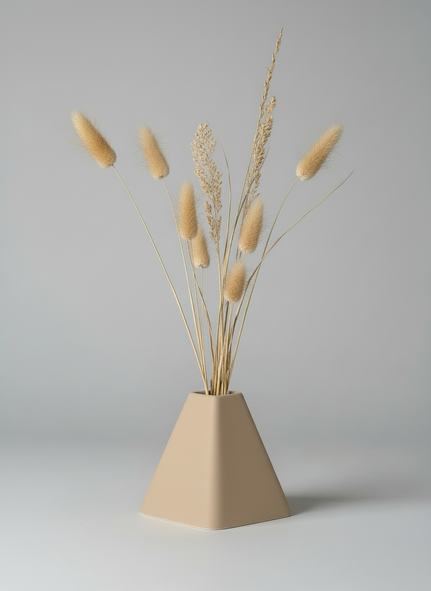 3D Printed Vases Decor Lamp Art - Vase "Pyramid"
