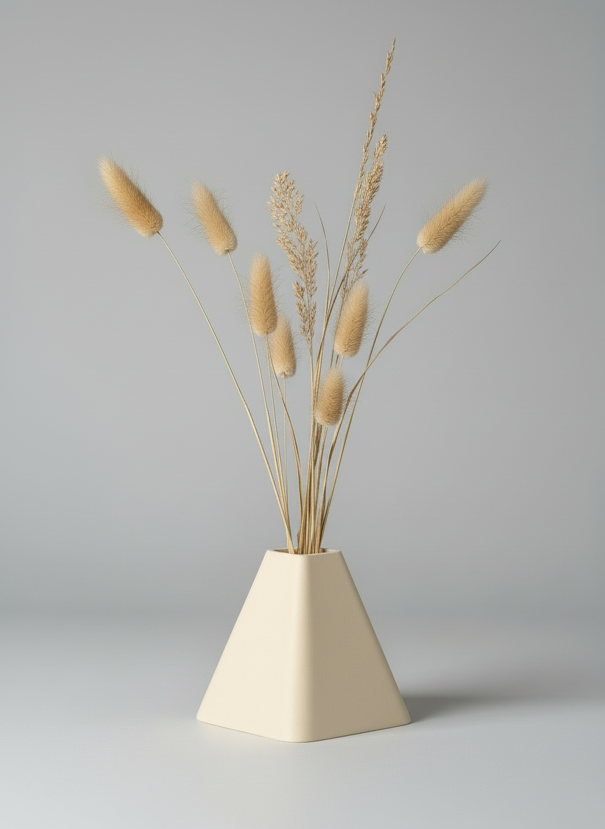 3D Printed Vases Decor Lamp Art - Vase "Pyramid"
