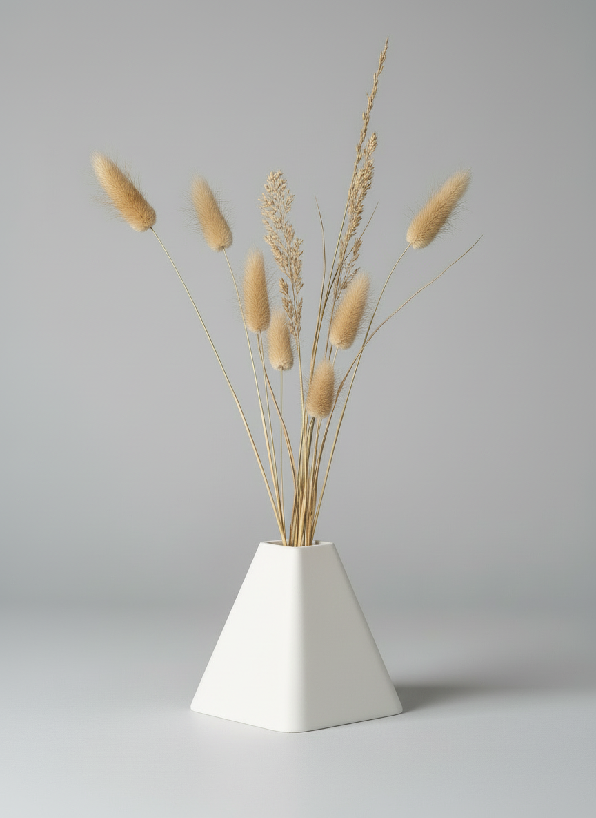 3D Printed Vases Decor Lamp Art - Vase "Pyramid"
