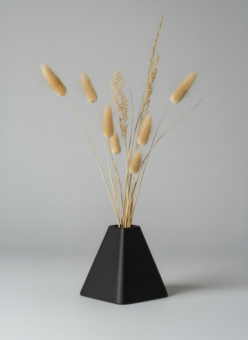 3D Printed Vases Decor Lamp Art - Vase "Pyramid"