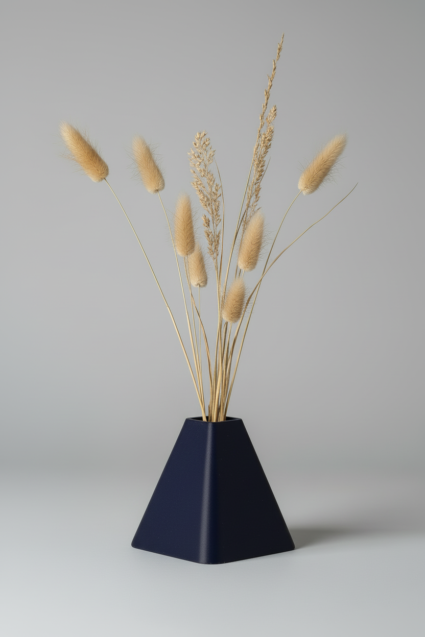 3D Printed Vases Decor Lamp Art - Vase "Pyramid"
