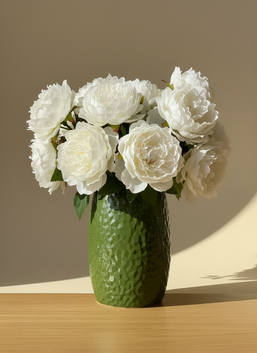 3D Printed Vases Decor Lamp Art - Vase "Pyrite"