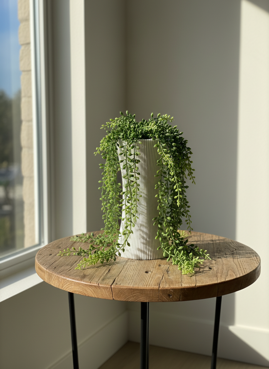 3D Printed Vases Decor Lamp Art - Vase "Reactor"