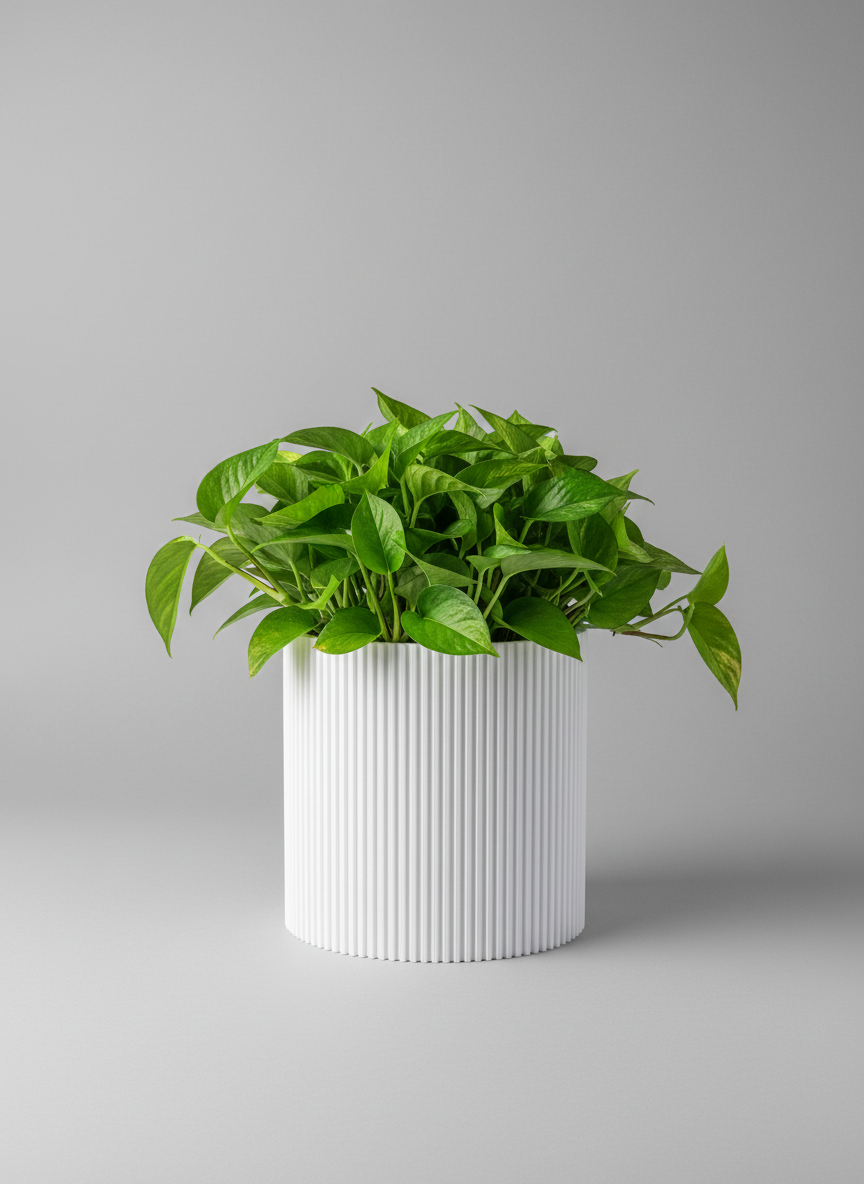 3D Printed Vases Decor Lamp Art - Indoor Vase "Shirinda"