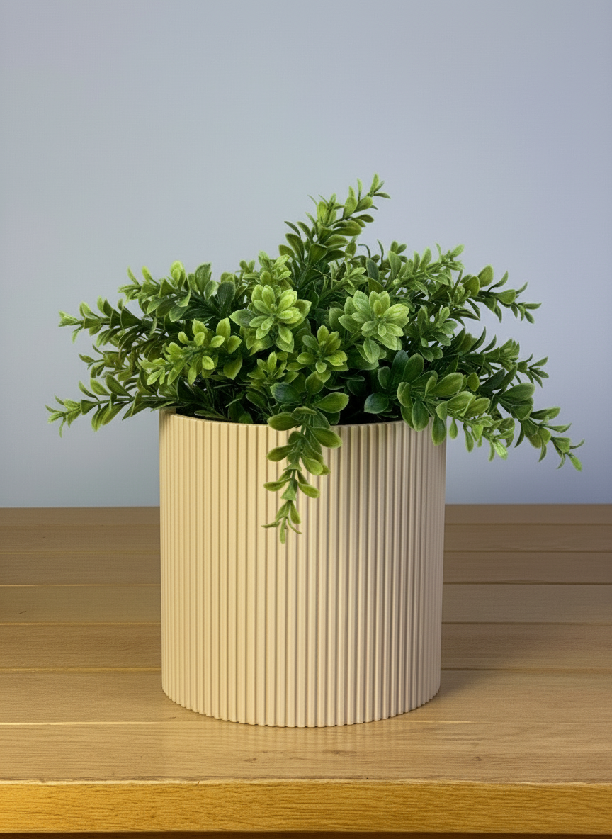 3D Printed Vases Decor Lamp Art - Indoor Vase "Shirinda"