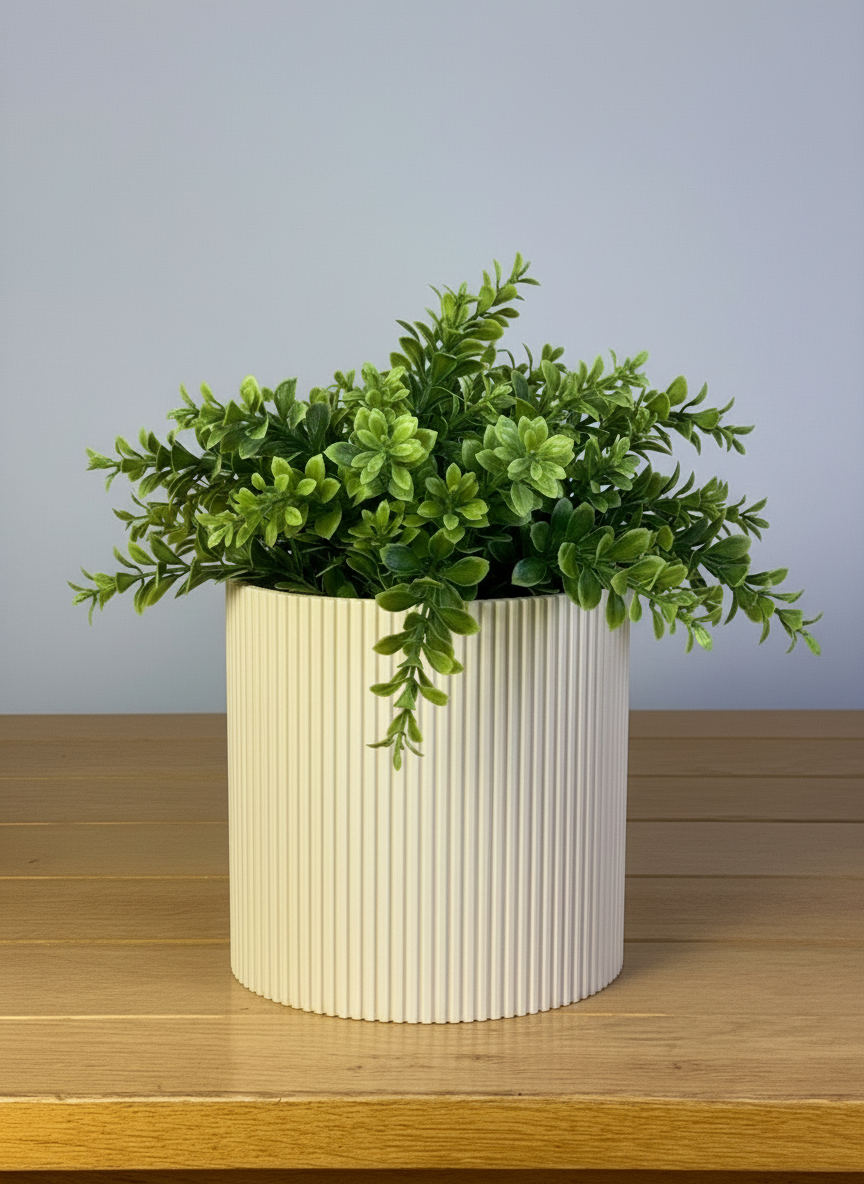 3D Printed Vases Decor Lamp Art - Indoor Vase "Shirinda"