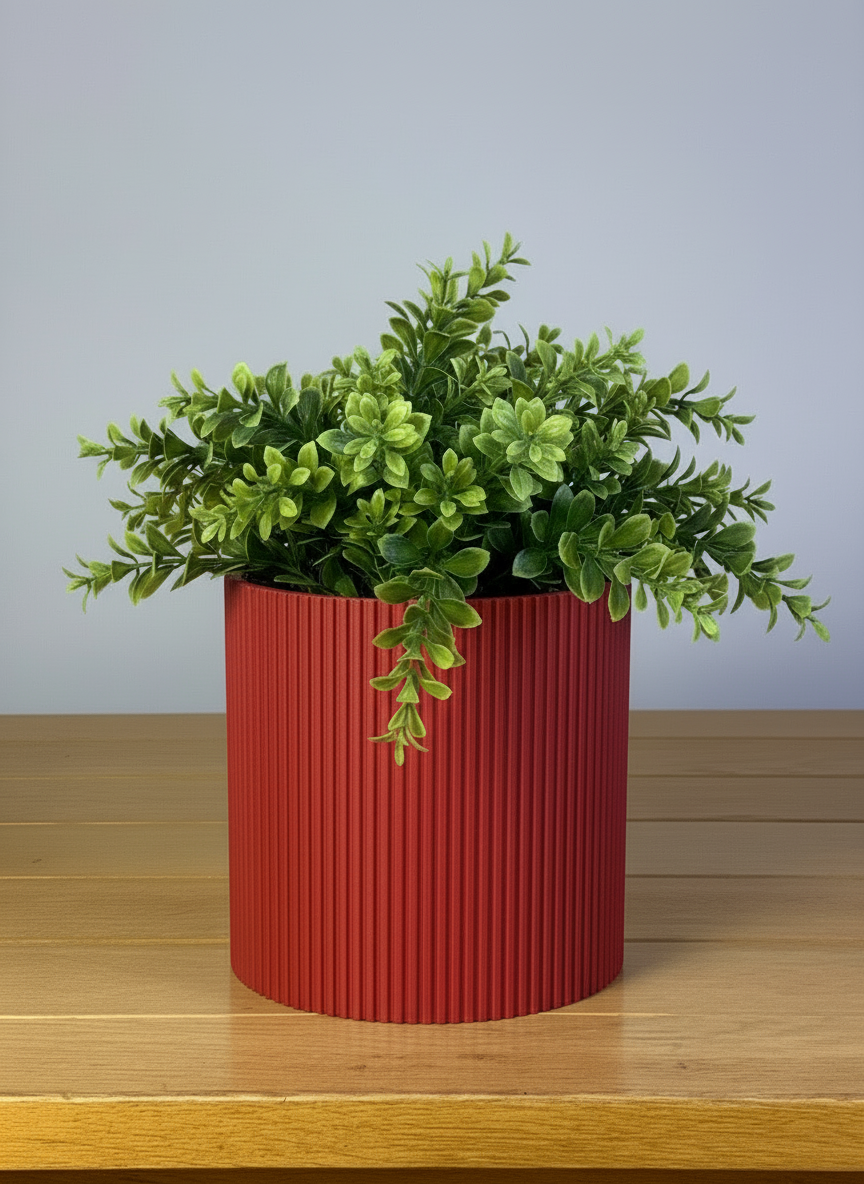 3D Printed Vases Decor Lamp Art - Indoor Vase "Shirinda"