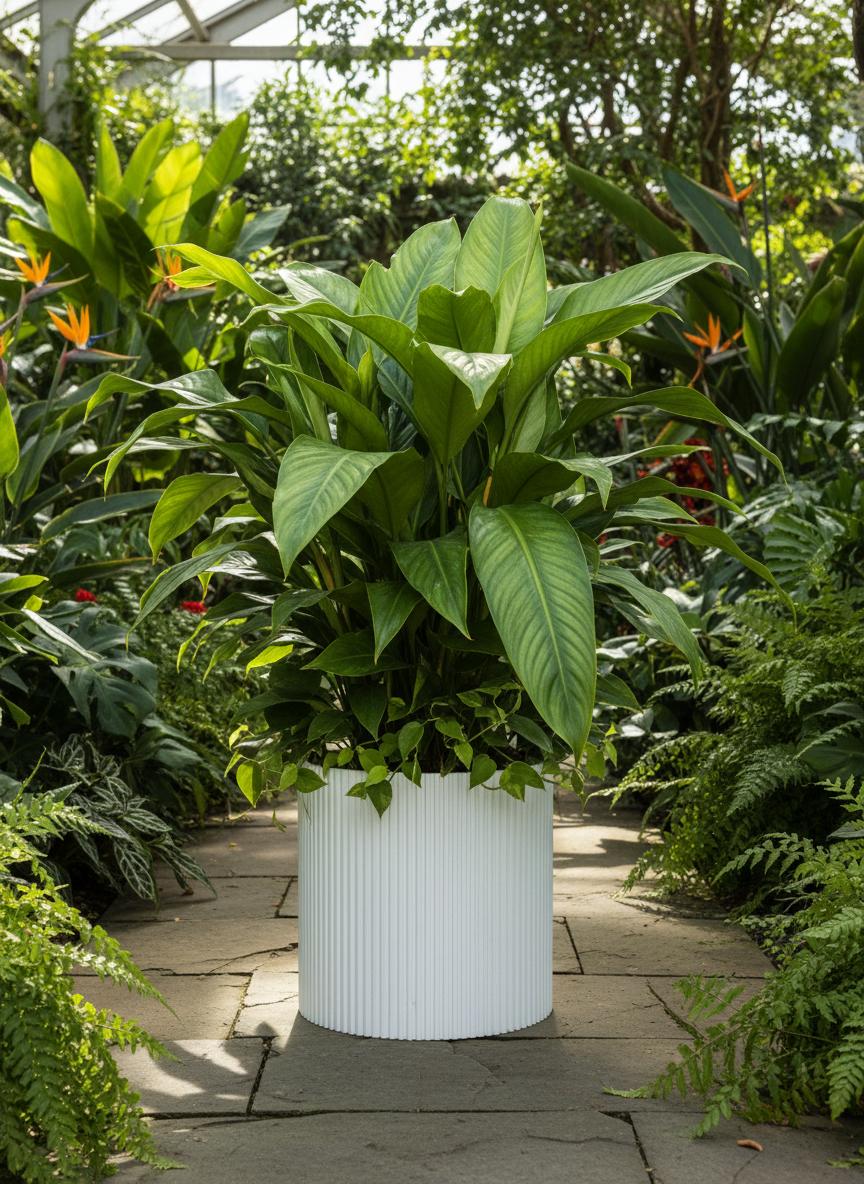 3D Printed Vases Decor Lamp Art - Outdoor Vase "Shirinda"