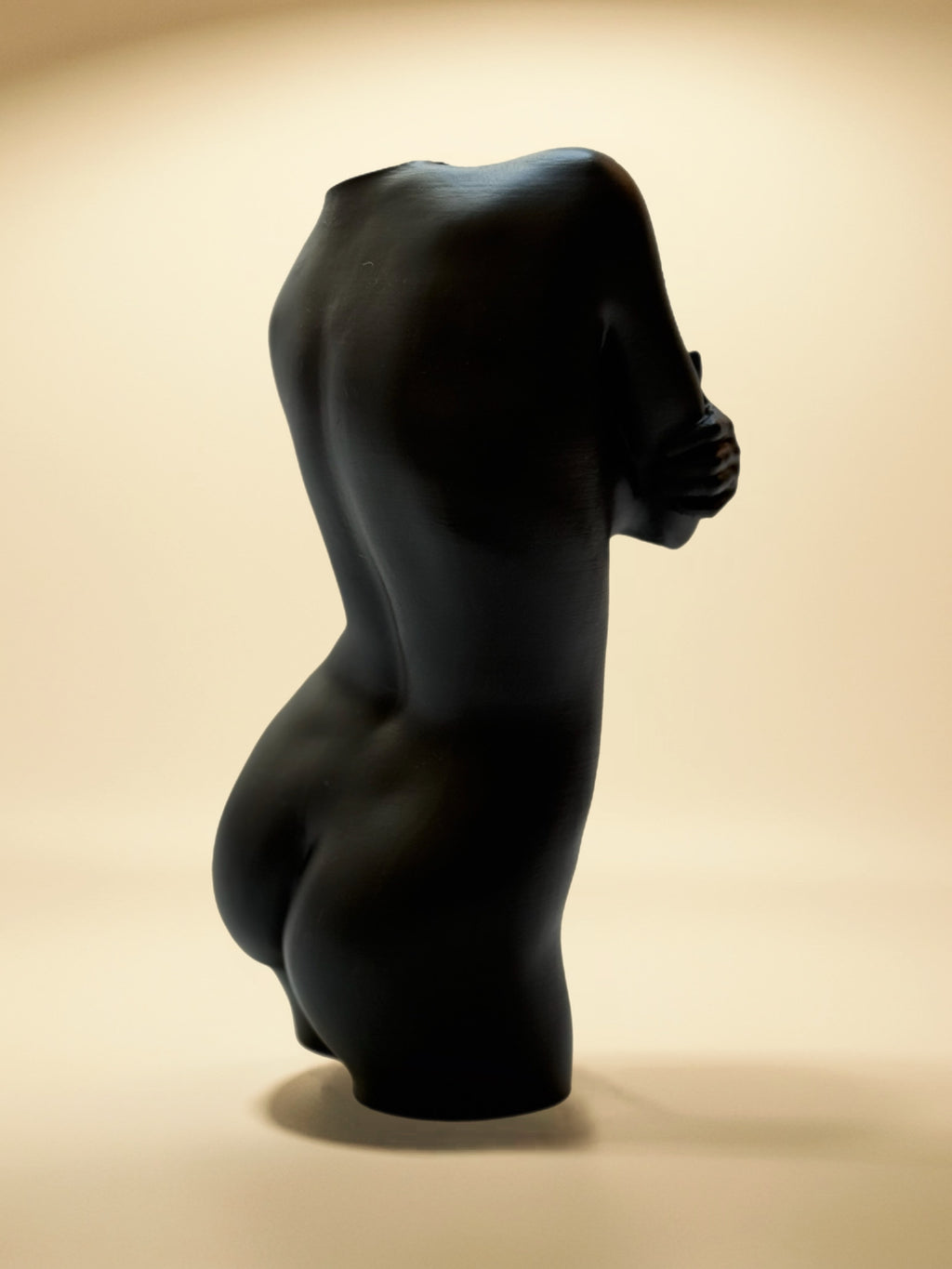HAND PAINTED: Female Nude Sculpture "Shy Girl"