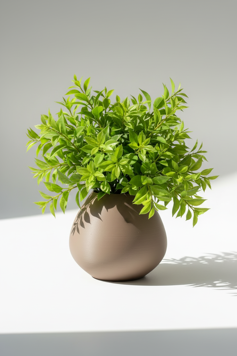 3D Printed Vases Decor Lamp Art - Indoor Planter and Vase "Thalia"