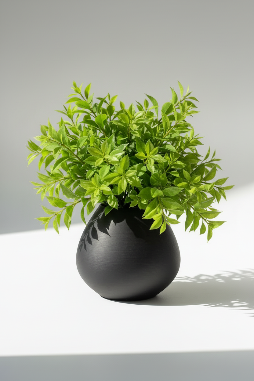 3D Printed Vases Decor Lamp Art - Indoor Planter and Vase "Thalia"