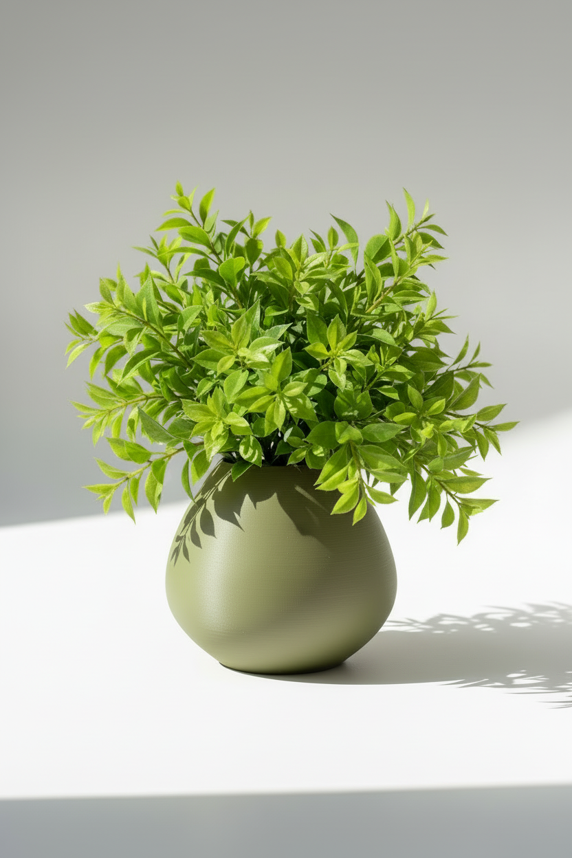 3D Printed Vases Decor Lamp Art - Indoor Planter and Vase "Thalia"