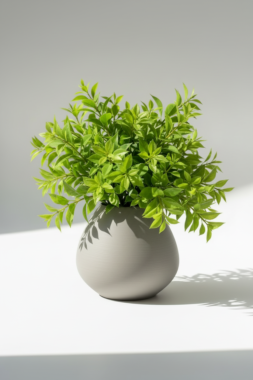 3D Printed Vases Decor Lamp Art - Indoor Planter and Vase "Thalia"