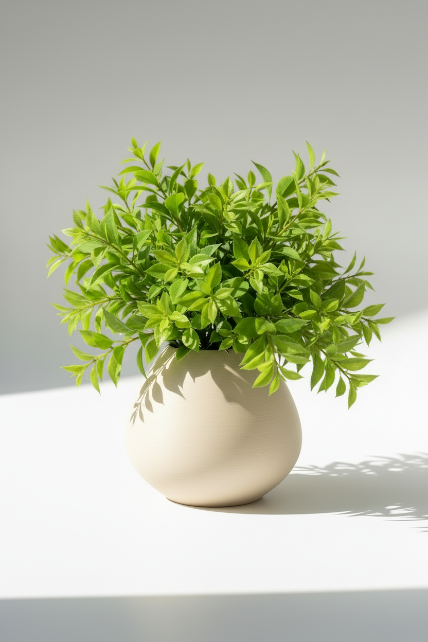 3D Printed Vases Decor Lamp Art - Indoor Planter and Vase "Thalia"