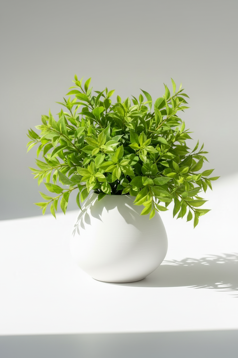 3D Printed Vases Decor Lamp Art - Indoor Planter and Vase "Thalia"