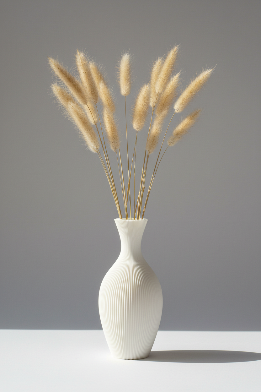 3D Printed Vases Decor Lamp Art - Vase "Toledo"