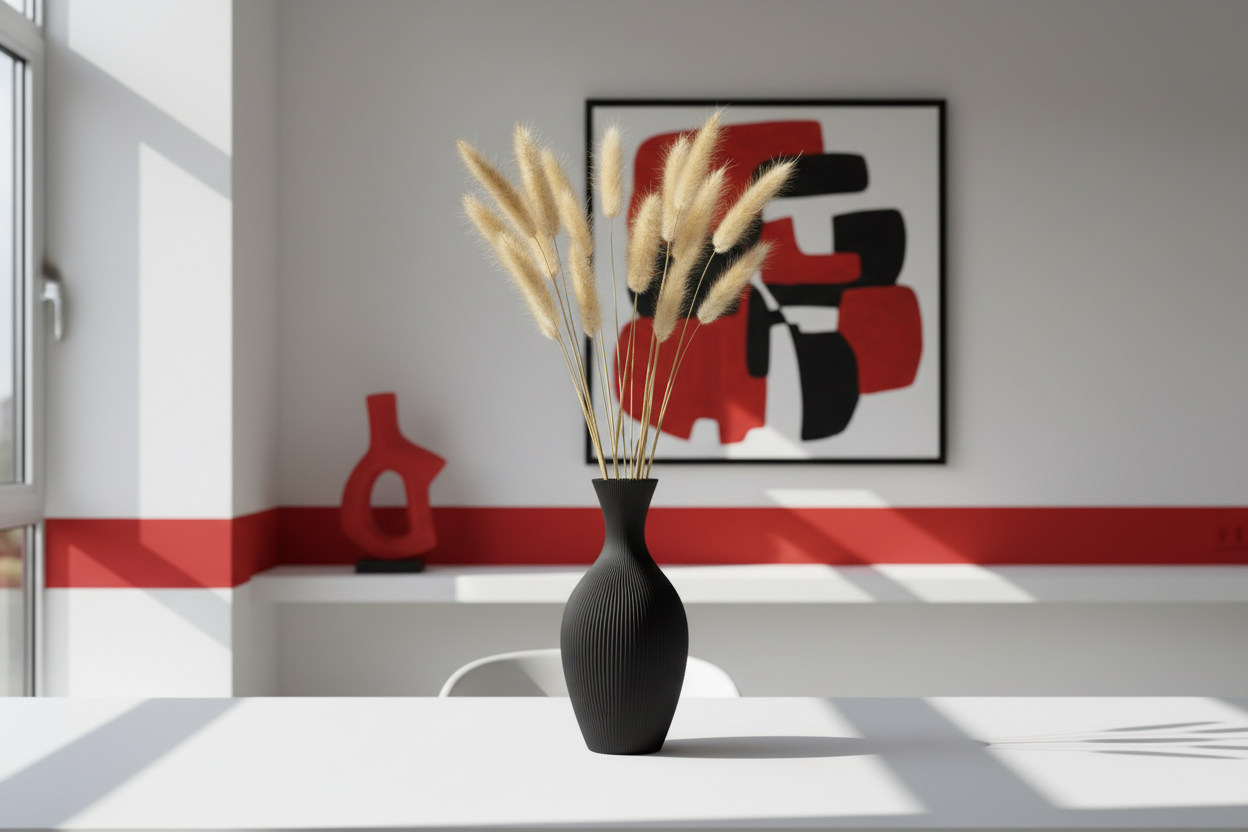 3D Printed Vases Decor Lamp Art - Vase "Toledo"